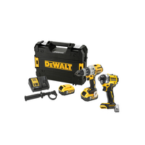 DCD996P2 DeWALT 18V suktuvas - smūginis gręžtuvas (2x5.0 Ah) + DCF860N 18V smūginis suktuvas