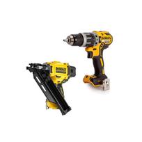 DCN930N DeWALT 18V akumuliatorinė viniakalė + DCD796N 18V suktuvas – smūginis gręžtuvas
