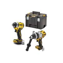 DCD1007N DeWALT 18V suktuvas - smūginis gręžtuvas + DCF860N 18V smūginis suktuvas + DWST83346-1 TSTAK 2.0 įrankių dėžė