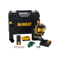 DCLE34035D1 DeWALT 18V kryžminių linijų lazeris (1x2.0 Ah)