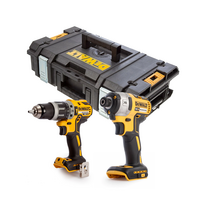 DCK266NK DeWALT 18V smūginis suktuvas + suktuvas-gręžtuvas + DOVANA!