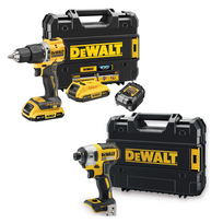 DCD100YD2T + DCF887NT DeWALT 18V XR suktuvas – smūginis gręžtuvas + DeWALT 18V XR Li-Ion smūginis suktuvas (2x2.0 Ah)