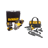 DCV501LN + DCS331M2 DeWALT 18V rankinis siurblys + DCS331M2 DeWALT 18V siaurapjūklis (2x4.0 Ah)