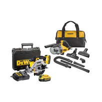 DCV501LN DeWALT 18V rankinis siurblys + DCS391M2 DeWALT 18V diskinis pjūklas (2x4.0 Ah)