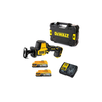 DCS369E2T DeWALT 18V tiesinis pjūklas (2x1.7 Ah)