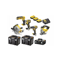 DCK525P3 DeWALT 18V akumuliatorinių įrankių rinkinys (3x5.0 Ah)