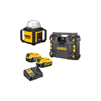 DWST1-81079 DeWALT TSTAK radijo imtuvas + DCL074 DeWALT 18V prožektorius (2x5.0 Ah)