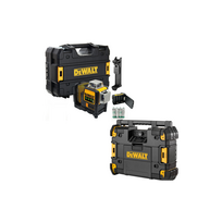 DCE089GNT DeWALT kryžminių linijų lazeris + DOVANA! + DWST1-81079 DeWALT TSTAK radijo imtuvas