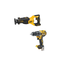 DCD791NT DeWALT 18V suktuvas – gręžtuvas + DCS382N DeWALT 18V tiesinis pjūklas
