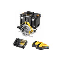 DCS570H2T DeWALT diskinis pjūklas (2x5.0 Ah)