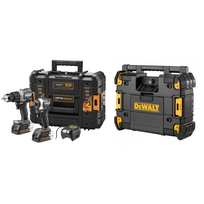 DCK200ME2GT DeWALT McLaren Edition 18V smūginis suktuvas + suktuvas-gręžtuvas (2x1.7 Ah)  + DWST1-81079 TSTAK radijo imtuvas