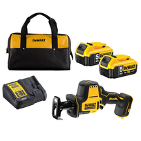 DCS369P2C DeWALT 18V tiesinis pjūklas (2x5.0 Ah)