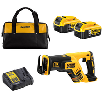 DCS367P2C DeWALT 18V tiesinis pjūklas (2x5.0 Ah)
