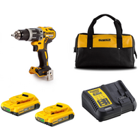DCD796D2C DeWALT 18V suktuvas – smūginis gręžtuvas (2x2.0 Ah)
