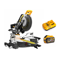 DCS781Y1 DeWALT FLEXVOLT 54V skersinio pjovimo staklės 305 mm (1x12.0 Ah)
