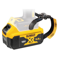 DCB184LR DeWALT 18V 5.0 Ah XR Li-Ion akumuliatorius su dirželiu