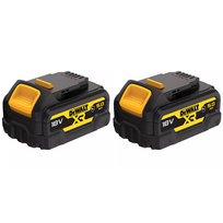 DCB184P2G DeWALT 18V XR Li-Ion akumuliatoriai (2x5.0 Ah)