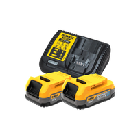 DCB115E2 DeWALT 18V POWERSTACK baterijų ir kroviklio rinkinys (2x1.7 Ah)