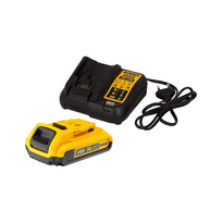 DCB107D1 DeWALT 18V baterijų ir kroviklio rinkinys (1x2.0 Ah)