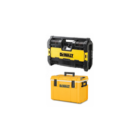 DWST1-75663 DeWALT TOUGHSYSTEM radijas + DWST1-81333 ToughSystem šaltdėžė