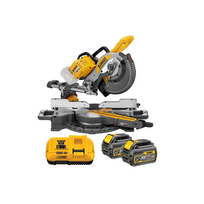 DCS727T2 DeWALT FLEXVOLT 54V skersinio pjovimo staklės (2x6.0 Ah)
