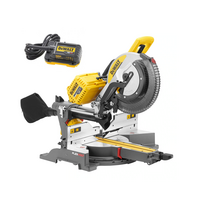 DHS780NA DeWALT FLEXVOLT 54V skersinio pjovimo staklės su adapteriu elektros lizdui (305 mm)