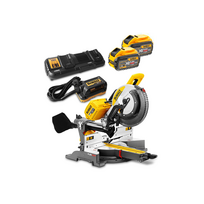 DHS780X2A DeWALT FLEXVOLT 54V XPS skersinio pjovimo staklės 305 mm (2x9.0 Ah)