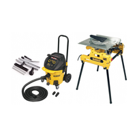 DW743N DeWALT 250 mm kombinuotasis pjūklas + DWV902MKIT siurblys