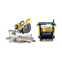 DWS727 DeWALT skersinio pjovimo staklės (250mm) + DW733 reismusinės obliavimo staklės