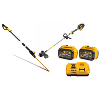 DCM571N DeWALT FLEXVOLT 54V trimeris + DCMPH566Y2 18V 550 mm gyvatvorių žirklės