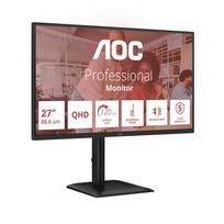 AOC E4 Q27E4U computer monitor, 68.6 cm (27"), 2560 x 1440 pixels, Quad HD LED, Black