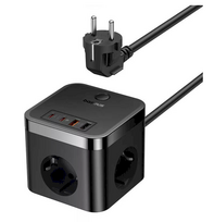 Baseus PowerCombo Cube Power Strip 3AC+2U+2C
