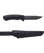 Peilis Morakniv Bushcraft, be dantukų, anglinis plienas, juodas