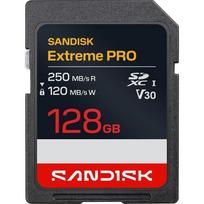 SanDisk Extreme PRO 128GB R250/W120 UHS-I SDXC atminties kortelė