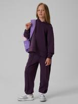 Treninginės jogger su modalu kelnės mergaitiškos - violetinės