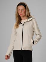 Vėjo nepraleidžianti softshell striukė su 5000 membrana moterims - kreminė