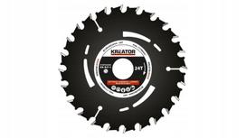 Kreator diskinis pjūklas 120mm, 24 dantys, laminatui, Mdf, medienai