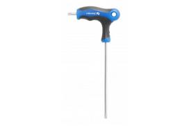 Hogert Torx saugumo T tipo raktų rinkinys HT1W871, 100mm, T20, S2 lydinio plienas, T formos rankena, naujas
