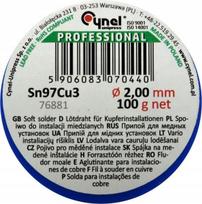 Litavimo viela su variu 2.0mm 100g Sn97cu3