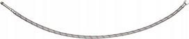 Lankstus pajungimo žarna 3/8" M10x1, 800mm, nerūdijančio plieno pynė