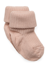 Mp Denmark - Wool Rib Baby Socks - Kūdikių kojinės - Rožinė