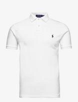 Polo Ralph Lauren - Slim Fit Mesh Polo Shirt - Marškinėliai trumpomis rankovėmis - Balta
