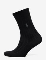Polo Ralph Lauren - Ribbed Trouser Socks - Įprastos kojinės - Juoda