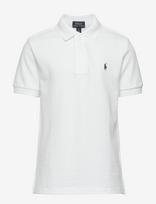 Ralph Lauren Kids - The Iconic Mesh Polo Shirt - Trumparankoviai polo marškinėliai - Balta