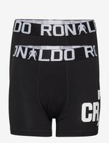 CR7 - Cr7 Boys Trunk 2-Pack - Apatinės kelnaitės - Juoda