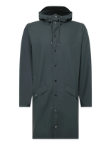 Rains - Long Jacket W3 - Lietpaltis - Pilka