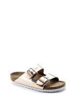 Birkenstock - Arizona Soft Footbed - Plokščiapadės basutės - Aukso