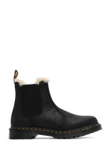 Dr. Martens - 2976 Leonore Black Burnished Wyoming - Aulinukai plokščiu kulnu - Juoda