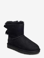 UGG - W Mini Bailey Bow Ii - Aulinukai plokščiu kulnu - Juoda