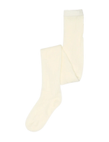 Mp Denmark - Wool Rib Tights - Pėdkelnės - Balta